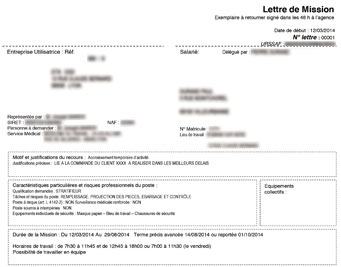 image lettre de mission